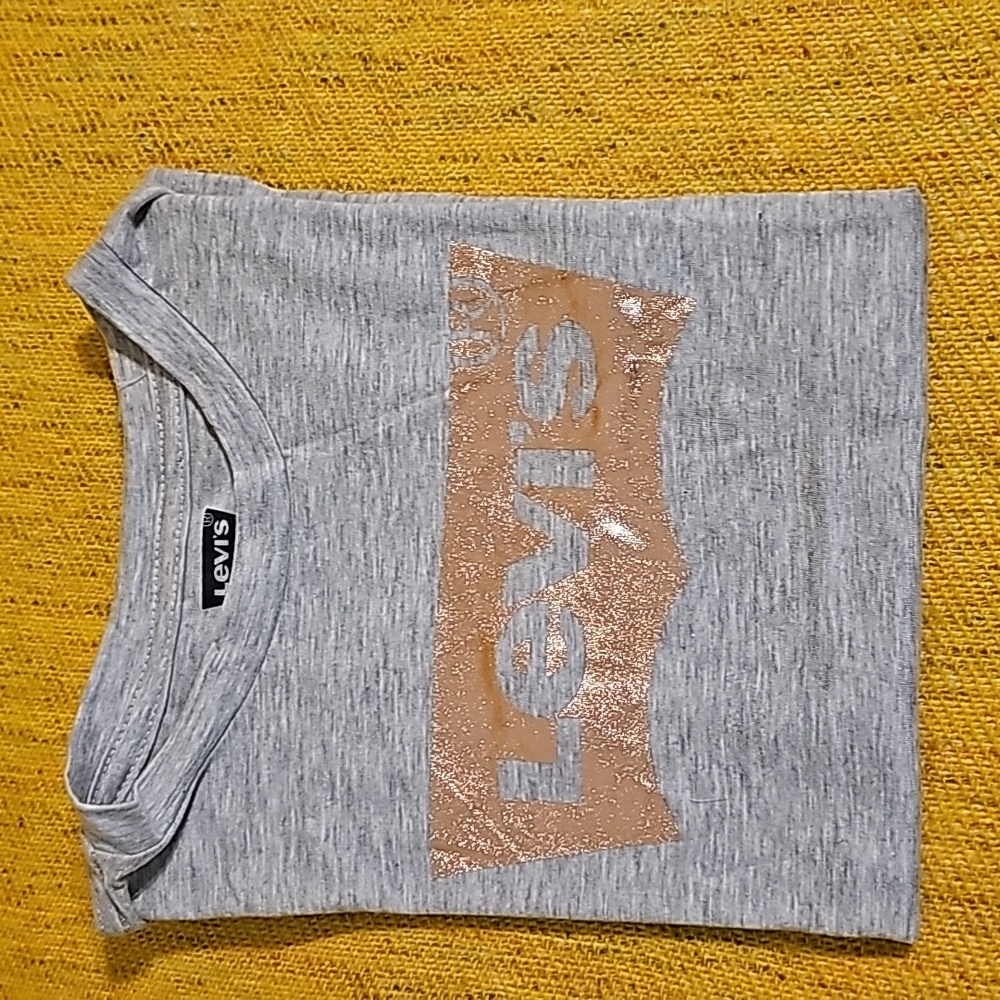 Levi Heather Gray Girls Tee